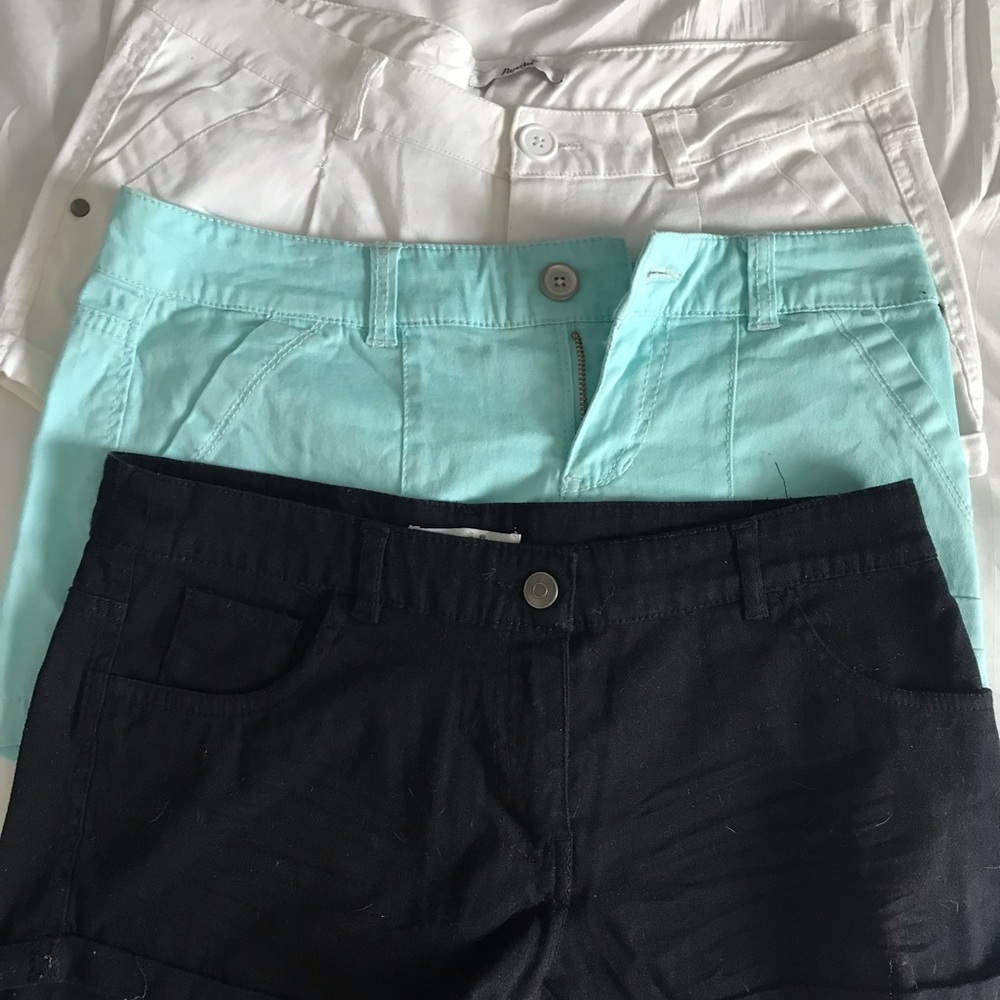 3 pairs of shorts